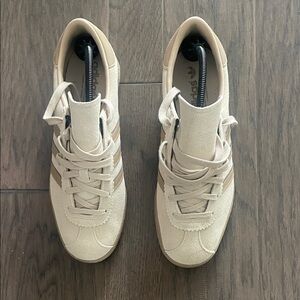 Adidas Stadt Beige and Tan Sneakers